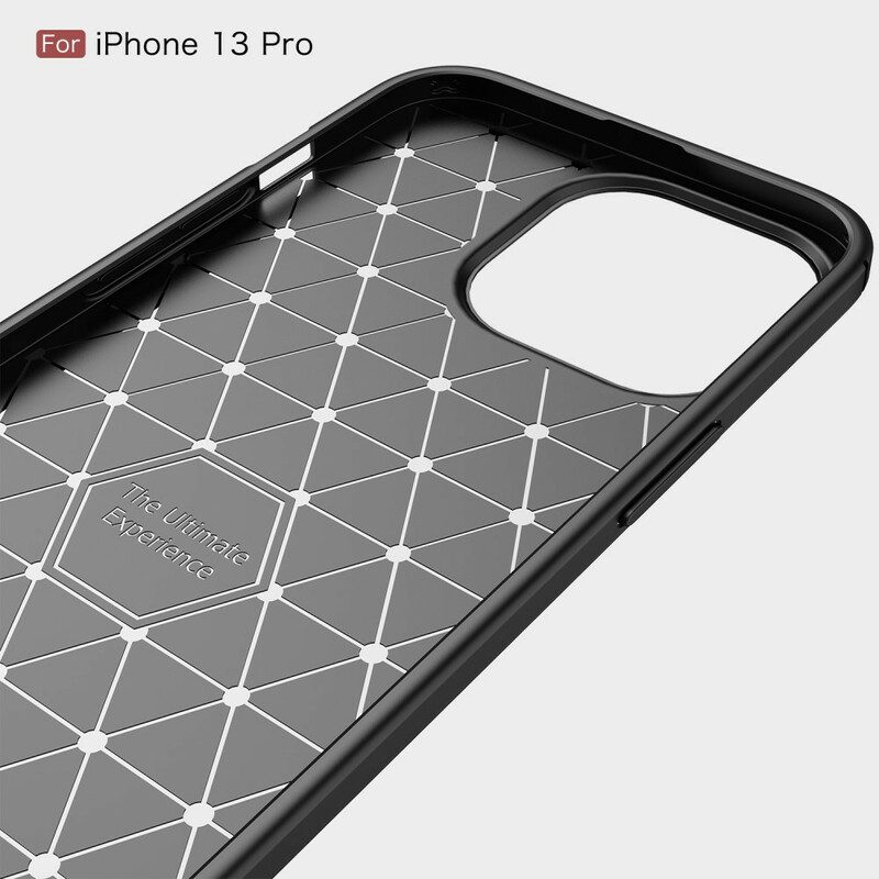 Skal För iPhone 13 Pro Borstad Kolfiber