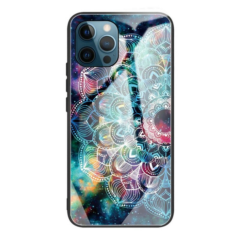 Skal För iPhone 13 Pro Härdat Glas Mandala