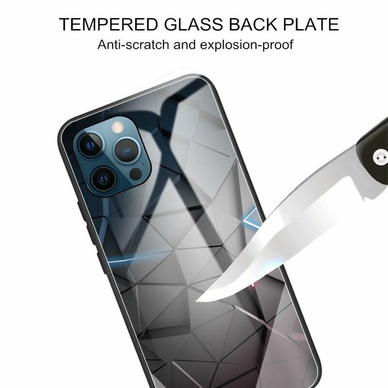 Skal För iPhone 13 Pro Härdat Glasgeometri