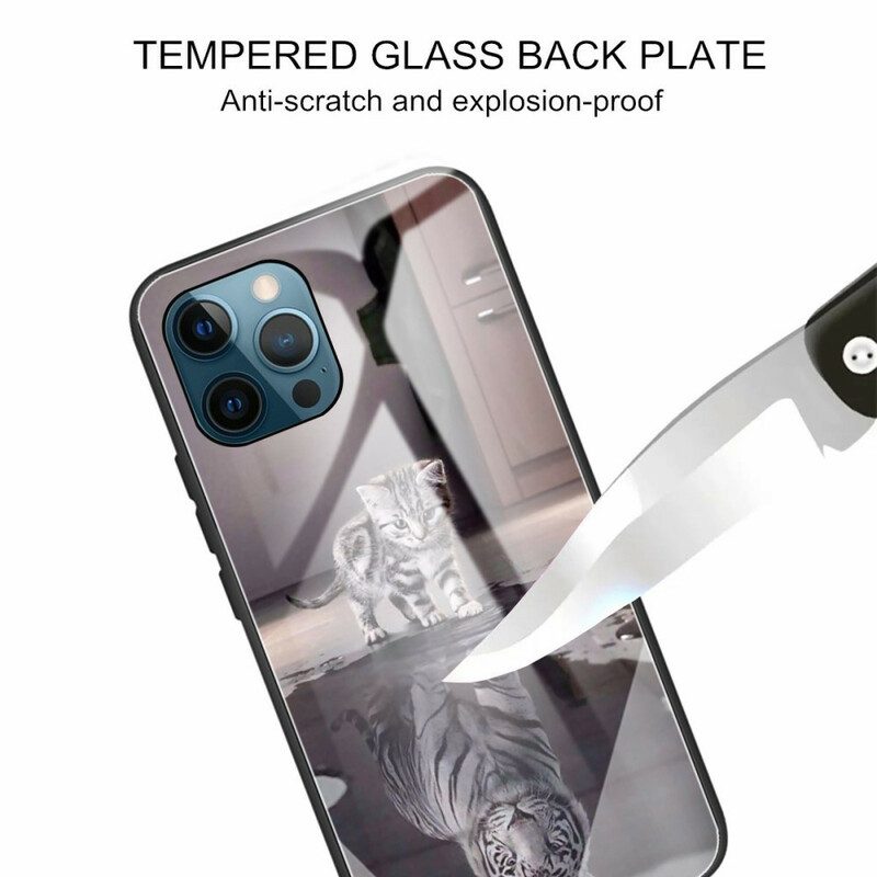 Skal För iPhone 13 Pro Kattungedröm Härdat Glas