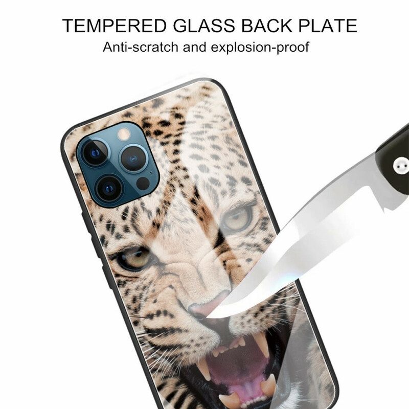 Skal För iPhone 13 Pro Leopardhärdat Glas