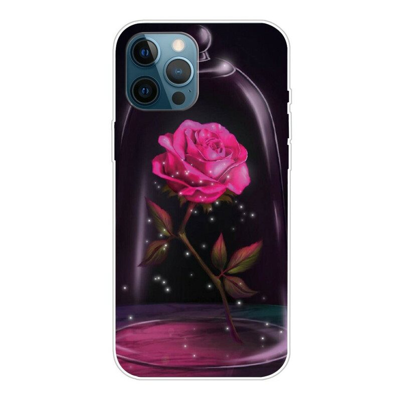 Skal För iPhone 13 Pro Magisk Rosa
