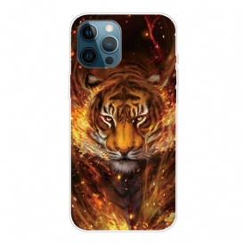Skal För iPhone 13 Pro Max Flexibel Tiger