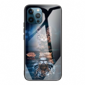 Skal För iPhone 13 Pro Max Min Tiger Härdat Glas