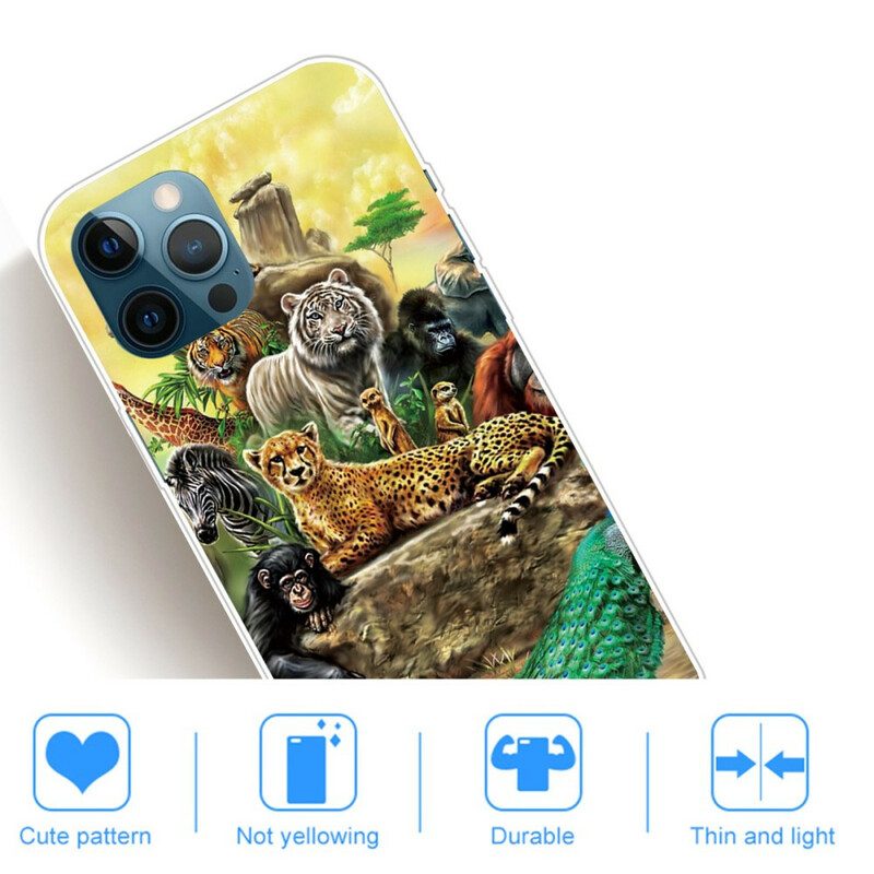 Skal För iPhone 13 Pro Max Safaridjur