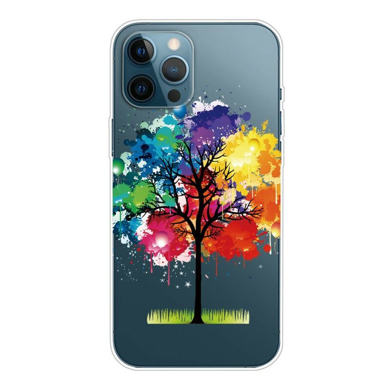 Skal För iPhone 13 Pro Max Transparent Akvarellträd