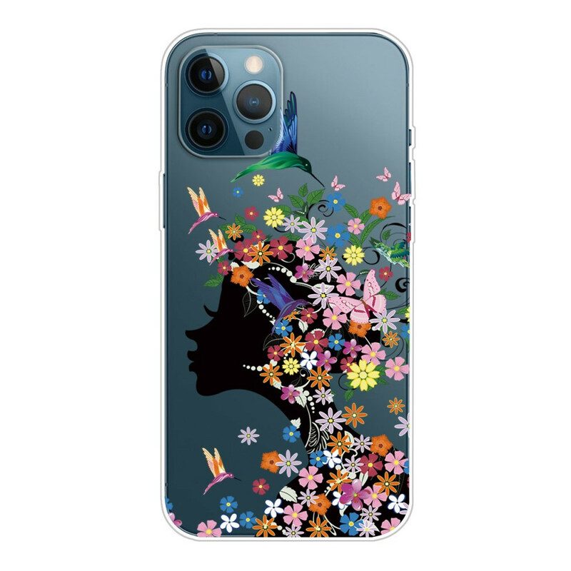 Skal För iPhone 13 Pro Snyggt Blomhuvud