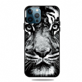 Skal För iPhone 13 Pro Svartvit Tiger