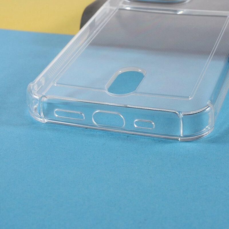 Skal För iPhone 13 Pro Transparent Korthållares Färg