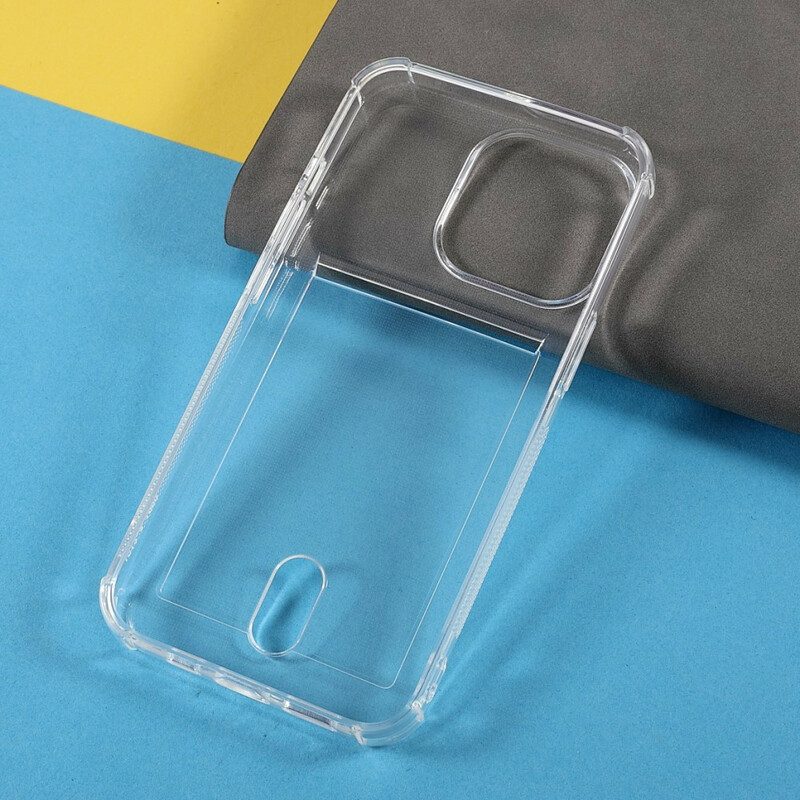 Skal För iPhone 13 Pro Transparent Korthållares Färg