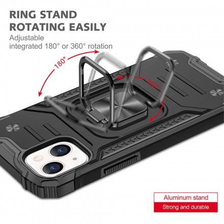 Skal För iPhone 13 Ringstöd Rustningstil