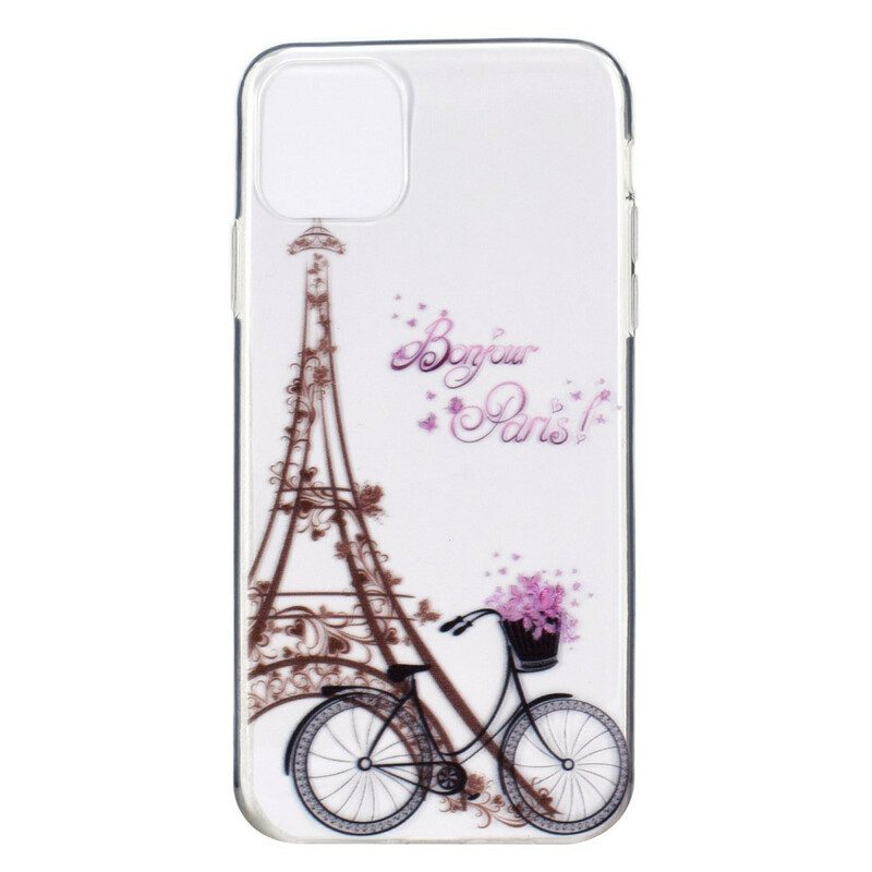 Skal För iPhone 13 Transparent Bonjour Paris