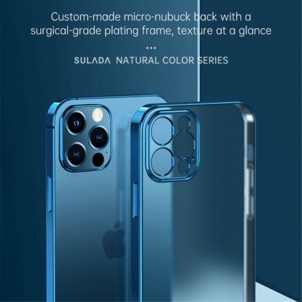 Skal För iPhone 13 Transparenta Kanter I Metallstil Sulada