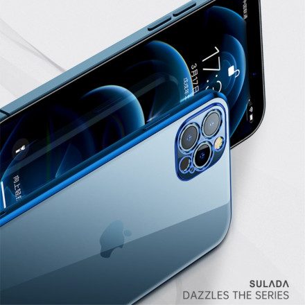 Skal För iPhone 13 Transparenta Kanter Metallstil Sulada