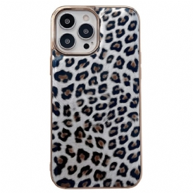 Skal För iPhone 14 Leopardhudeffekt