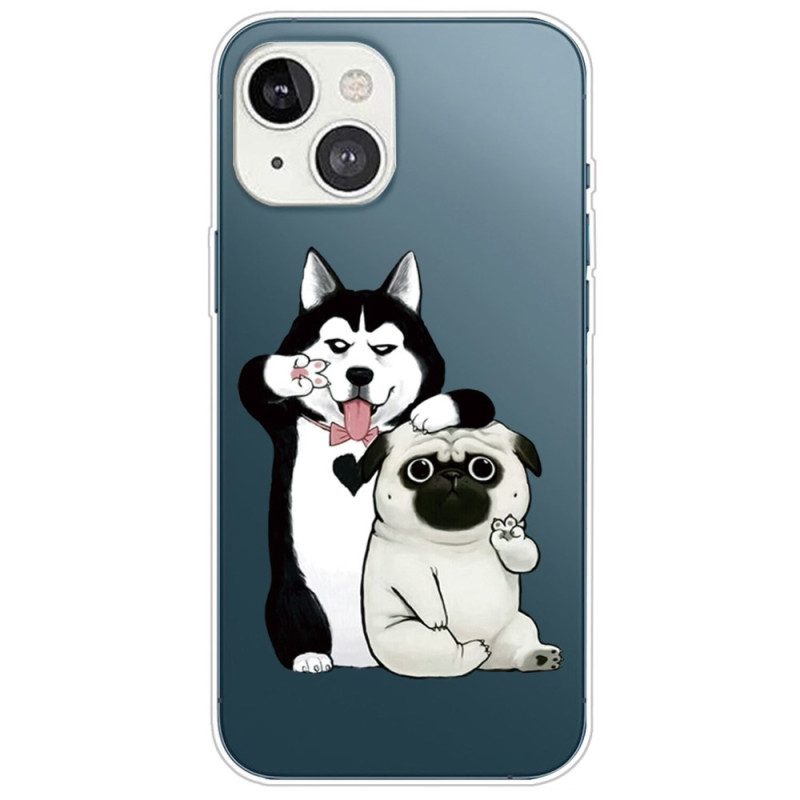 Skal För iPhone 14 Plus Roliga Hundar