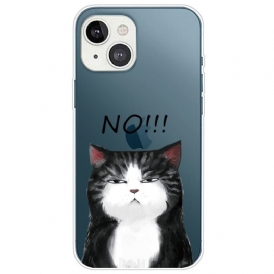 Skal För iPhone 14 Plus Silicon Cat No