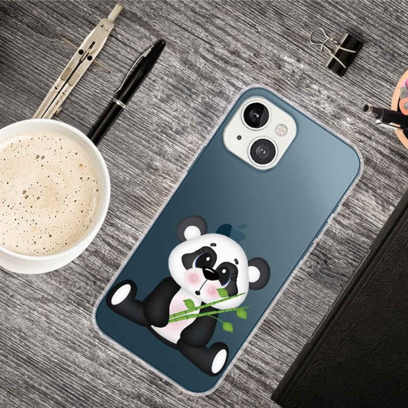 Skal För iPhone 14 Plus Transparent Sad Panda