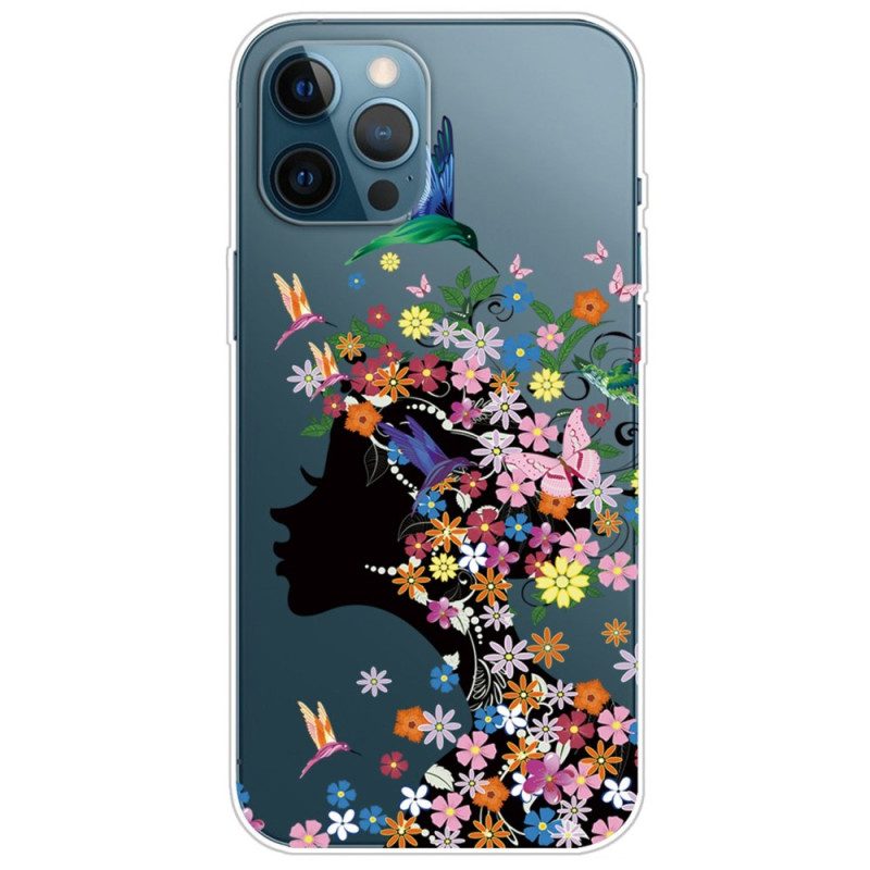 Skal För iPhone 14 Pro Blomsterhuvud