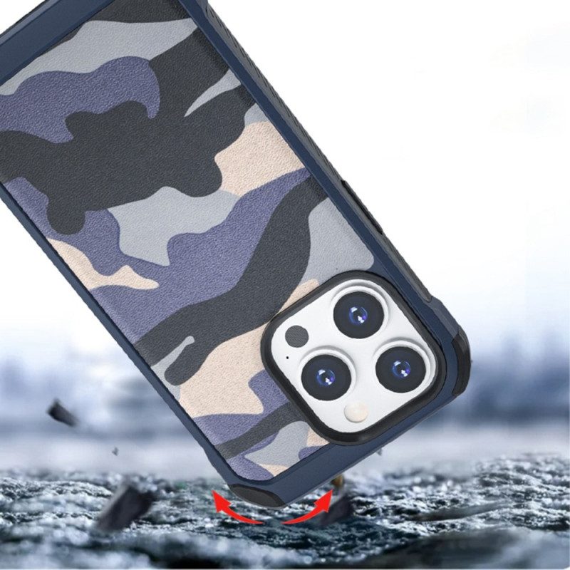 Skal För iPhone 14 Pro Förstärkt Kamouflage