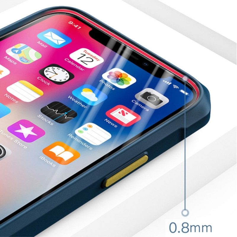 Skal För iPhone 14 Pro Hybridfärgade Knappar