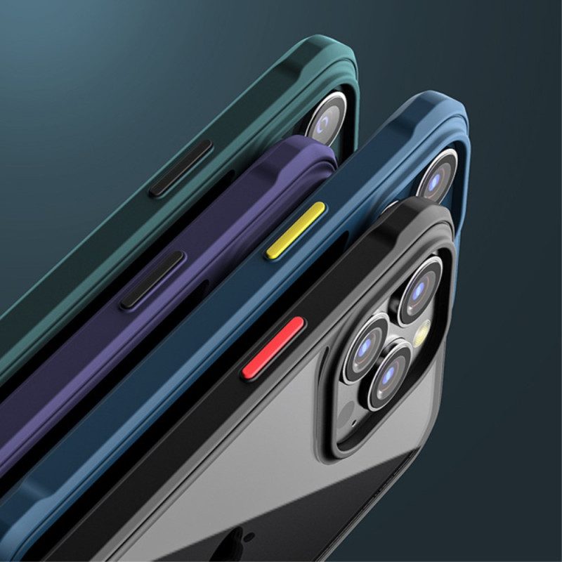Skal För iPhone 14 Pro Hybridfärgade Knappar