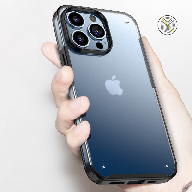 Skal För iPhone 14 Pro Max Genomskinliga Silikonkanter