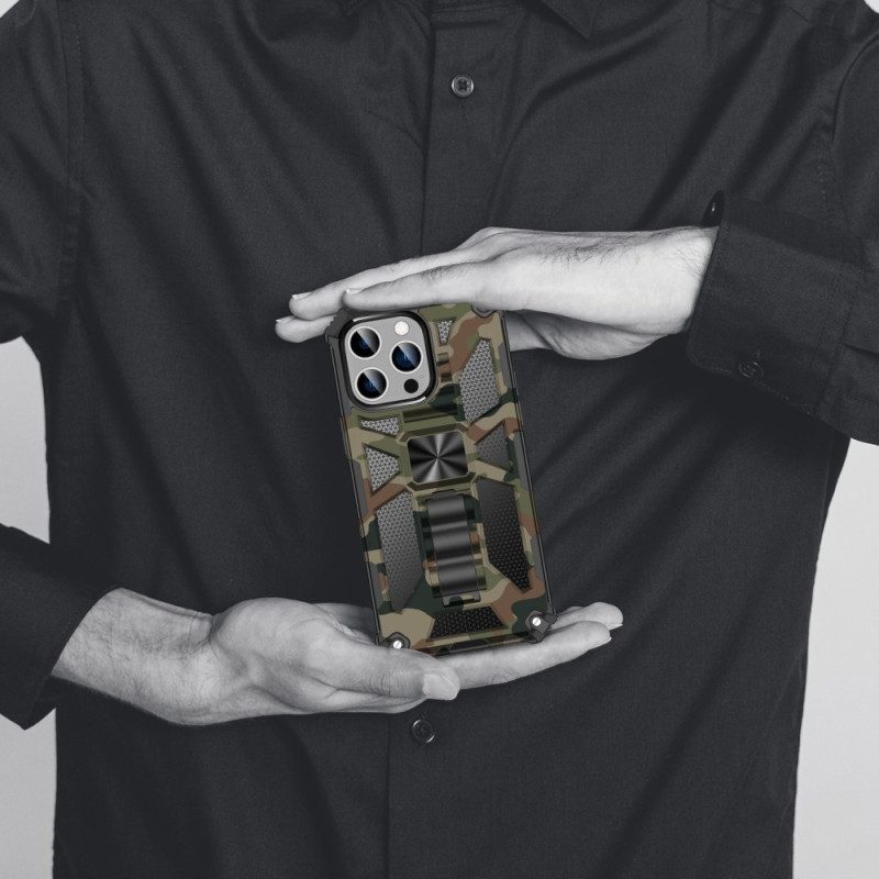 Skal För iPhone 14 Pro Max Lagtagbart Stödkamouflage