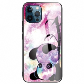 Skal För iPhone 14 Pro Max Panda Härdat Glas