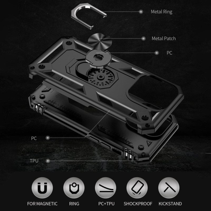 Skal För iPhone 14 Pro Max Ring-support Design