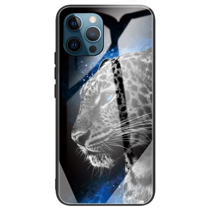 Skal För iPhone 14 Pro Max Tiger Härdat Glas
