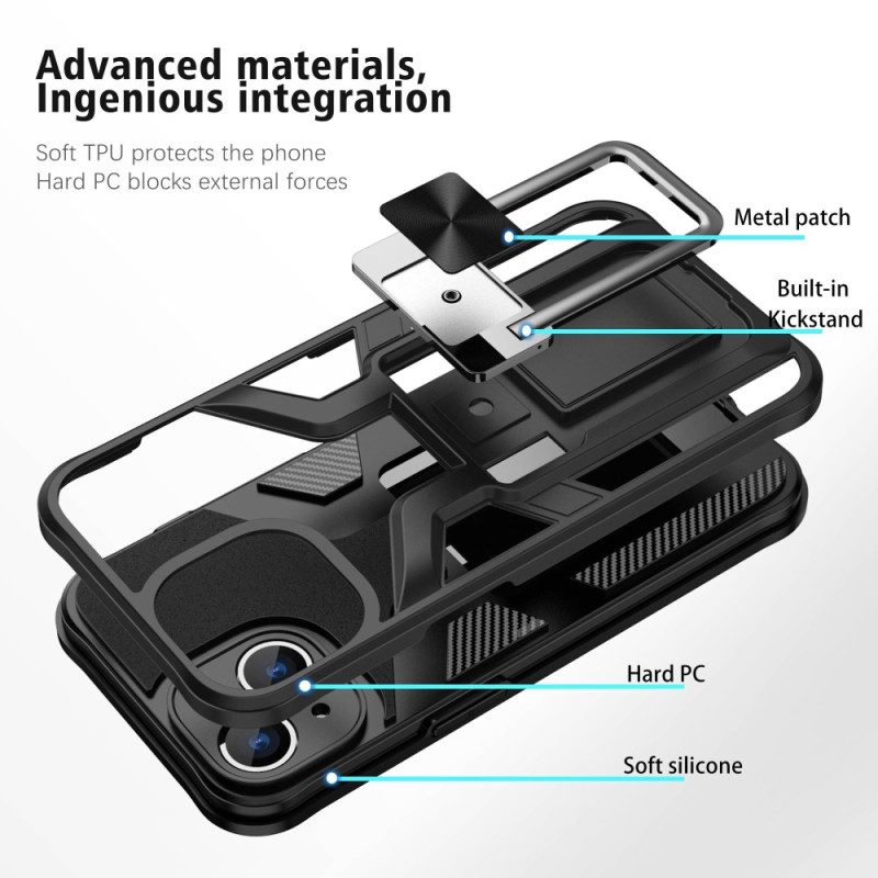 Skal För iPhone 14 Ring-support Design