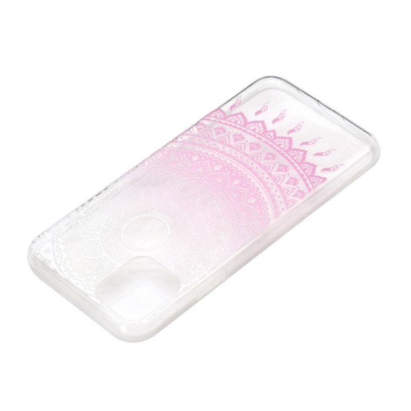 Skal För iPhone 14 Transparent Färgad Mandala