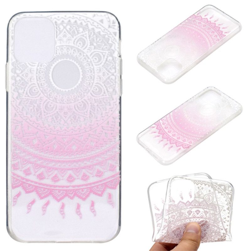 Skal För iPhone 14 Transparent Färgad Mandala