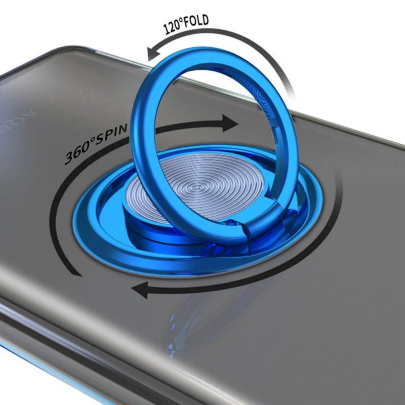 Skal För iPhone 14 Transparent Roterande Ring