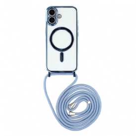 Skal För iPhone 17 Magsafe-kompatibelt Genomskinligt Fodral Med Sladd