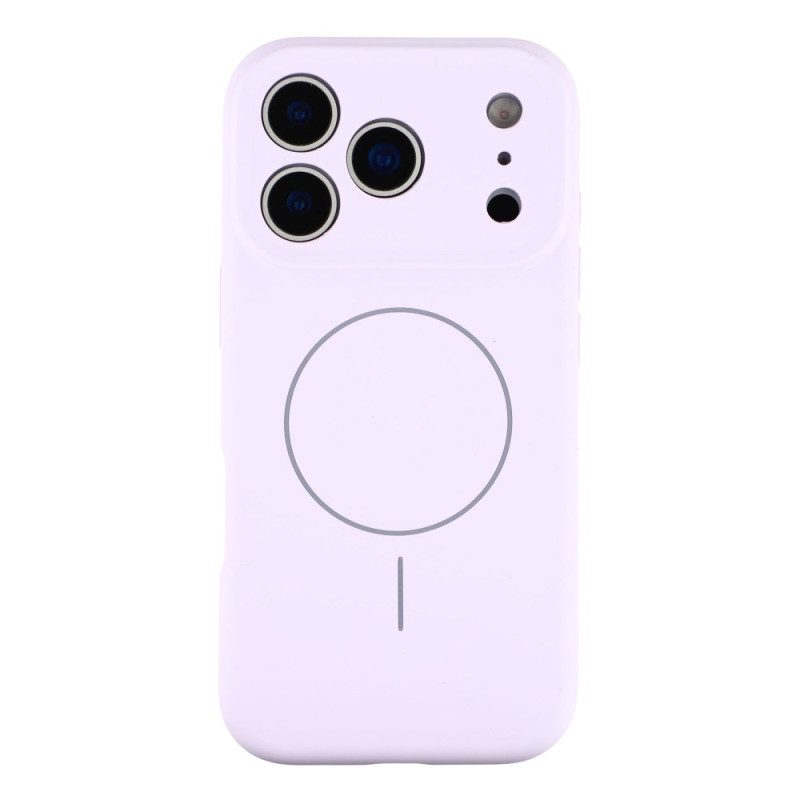Skal För iPhone 17 Pro Magsafe Hybrid Med Mikrofiberfoder