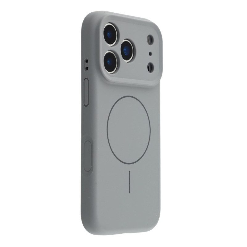 Skal För iPhone 17 Pro Magsafe Hybrid Med Mikrofiberfoder