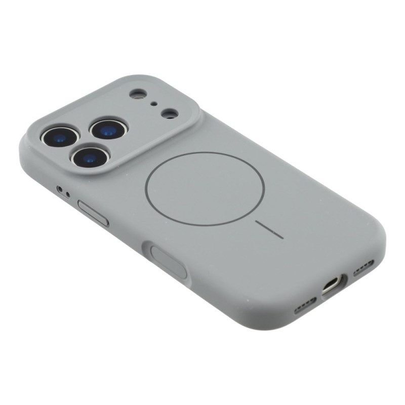 Skal För iPhone 17 Pro Magsafe Hybrid Med Mikrofiberfoder