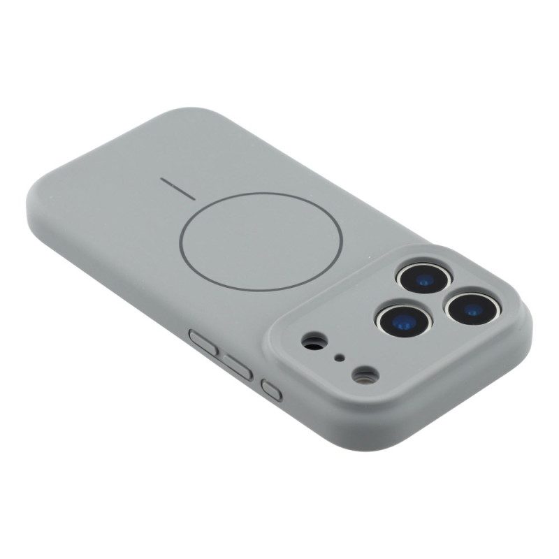 Skal För iPhone 17 Pro Magsafe Hybrid Med Mikrofiberfoder