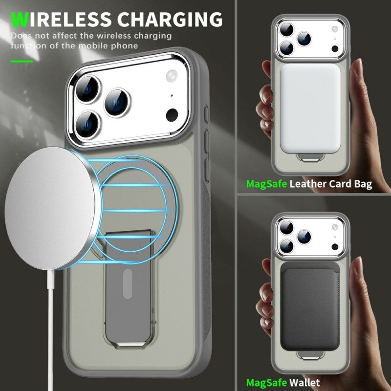 Skal För iPhone 17 Pro Magsafe-kompatibel Med Stativ