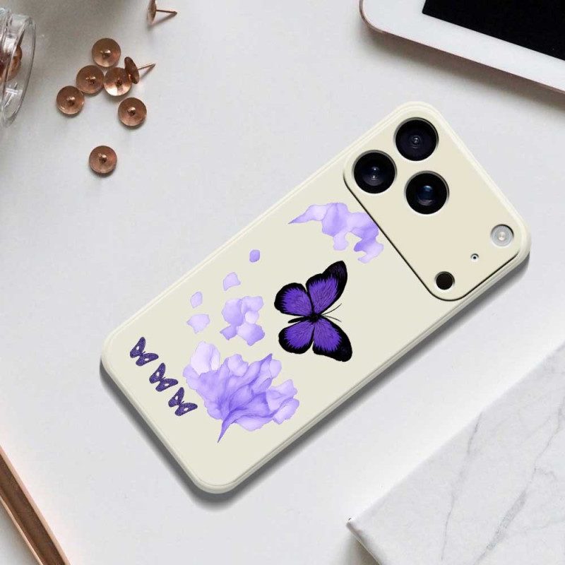 Skal För iPhone 17 Pro Max Fjärilar