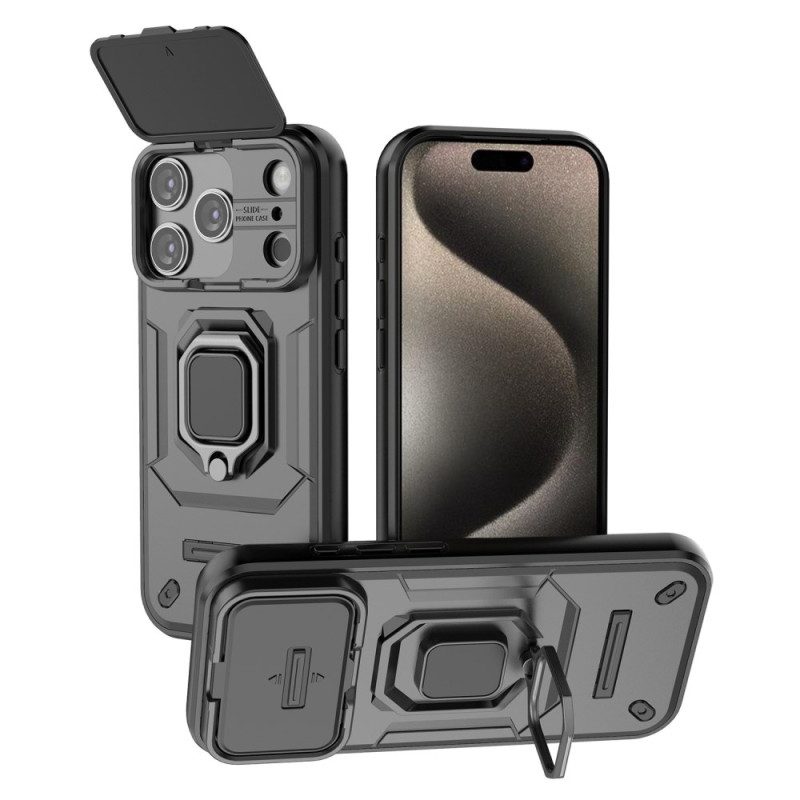 Skal För iPhone 17 Pro Ringfodral Med Linsskydd