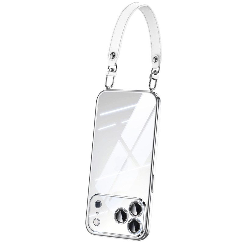 Skal För iPhone 17 Pro Transparent Med Handledsrem