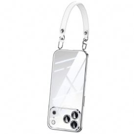 Skal För iPhone 17 Pro Transparent Med Handledsrem