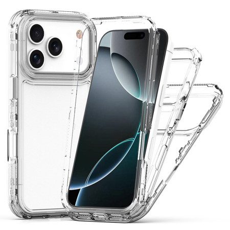 Skal För iPhone 17 Pro Transparent Tre-i-ett