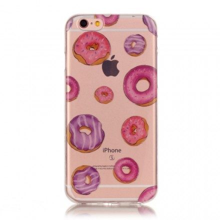 Skal För iPhone 6 / 6S Transparent Donut Fläkt