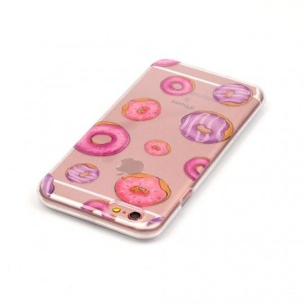 Skal För iPhone 6 / 6S Transparent Donut Fläkt