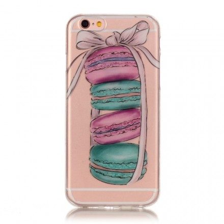 Skal För iPhone 6 / 6S Transparenta Gourmetmacarons