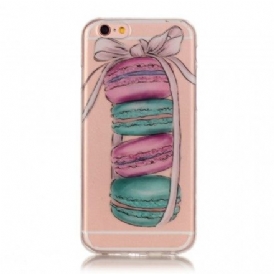 Skal För iPhone 6 / 6S Transparenta Gourmetmacarons